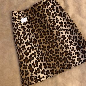 Moschino leopard skirt